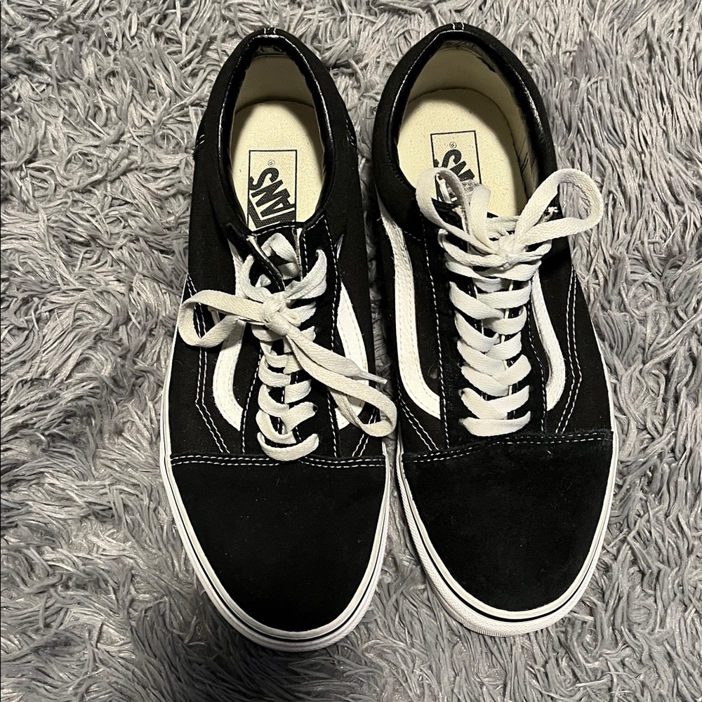 Vans Classic Black and White Low-Tops